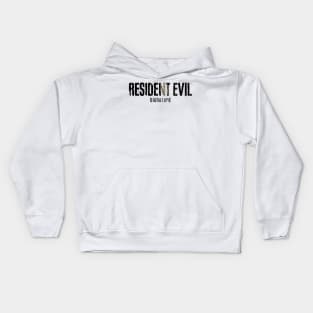 Resident Evil 7 Text Art Kids Hoodie